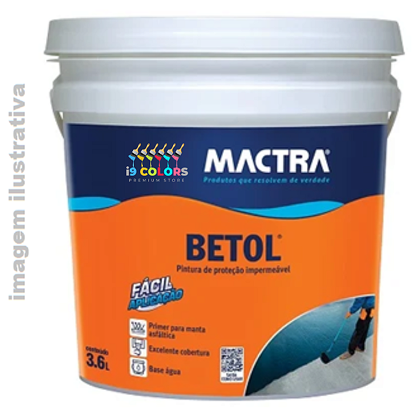 Betol   3,6 litros - Mactra - Preto