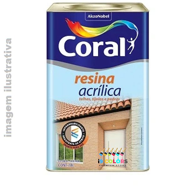Resina Acrílica 18 Litros - Incolor