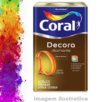 Tinta Acrílica Premium Coral Decora Diamante 16 Litros - Base P
