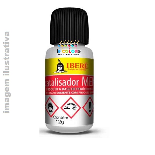 Catalisador para Adesivo Massa Plástica 12 gramas Iberê - Incolor