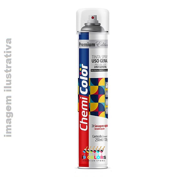 Spray Verniz Brilhante 250 ml Chemicolor - Transparente