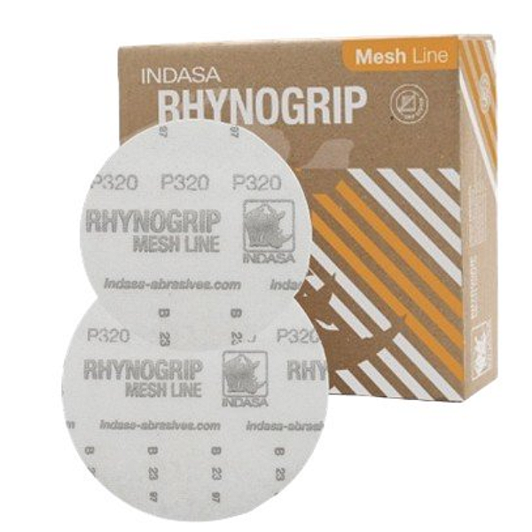 Disco Lixa Indasa 225mm Telada Rhynogrip Mesh Line grão 180 - Natural