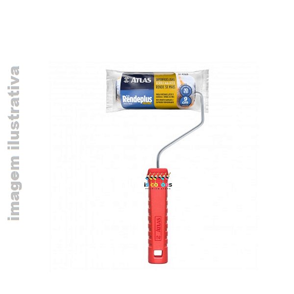 Rolo de 90 mm com cabo Rendeplus Microfibra 10 mm Altas