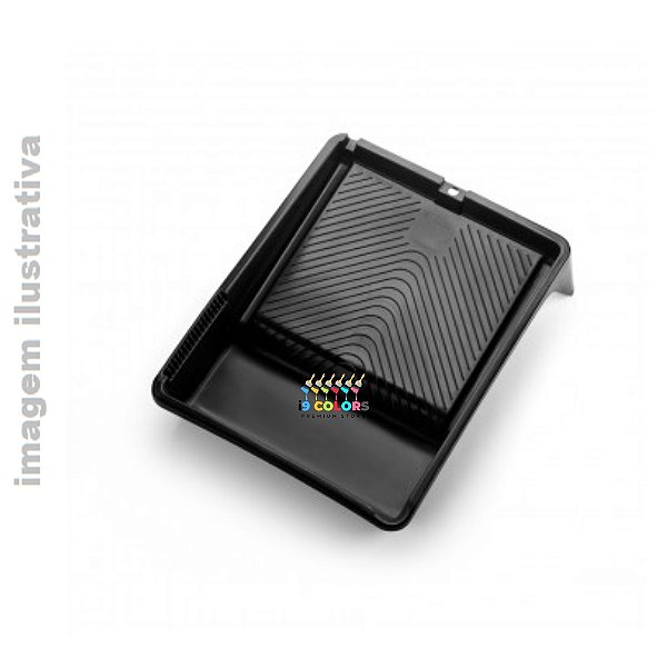 BANDEJA PINTURA 230MM PLASTICA - Preto