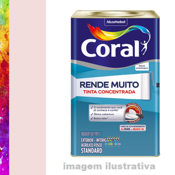Tinta Acrílica Coral Rende Muito 16 litros - Doce Vida Coral SC