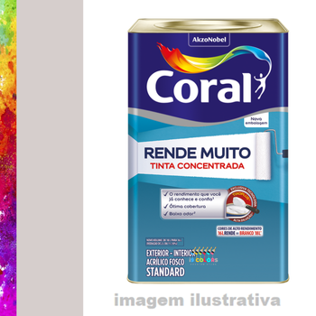 Tinta Acrílica Coral Rende Muito 16 litros - Lavanda Enevoado Coral SC