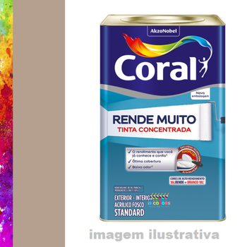 Tinta Acrílica Coral Rende Muito 16 litros - Passeio de Canoa Coral SC