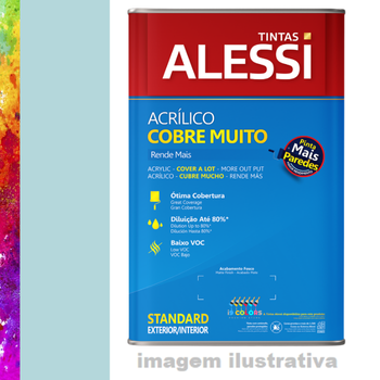 Tinta Acrílica Alessi Cobre Muito 16 litros - Vista do Lago Coral SC
