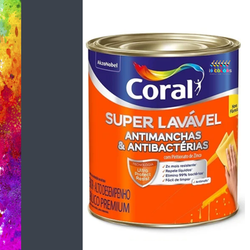 Tinta Acrílica Super Lavável 0,8 litros - Coral - Luar Misterioso