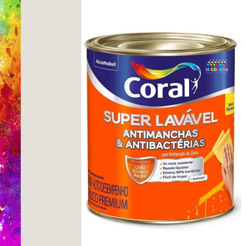 Tinta Acrílica Super Lavável 0,8 litros - Coral - Pássaro do Inverno Coral SC