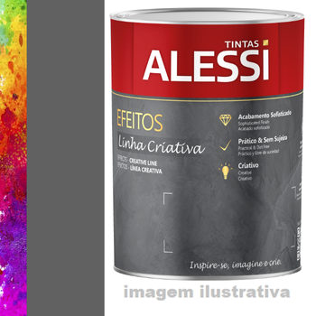Alessi Esmalte Sintético Extra Rápido Pró  0,8 litro - Minério Bruto Coral SC