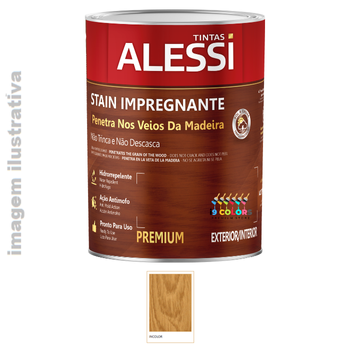 Alessi Stain Impregnante Premium  0,9 litro - Incolor Semibrilho