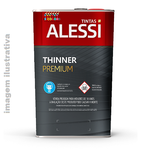 Alessi Thinner A8116  5 litros - Incolor