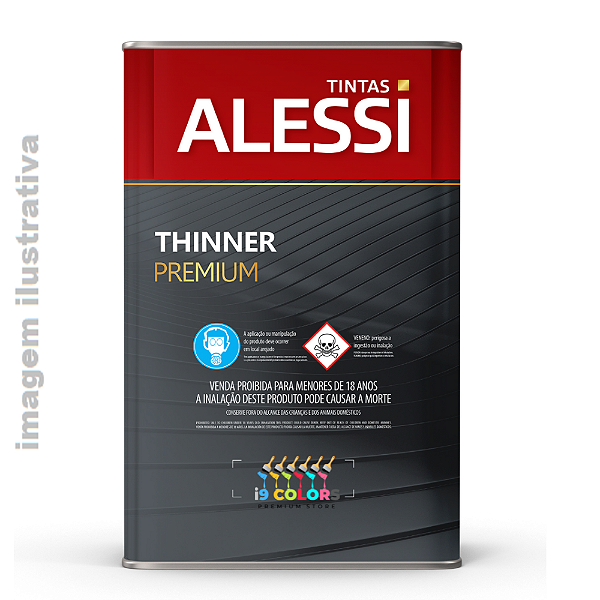 Alessi Thinner A8800 18 litros - Incolor