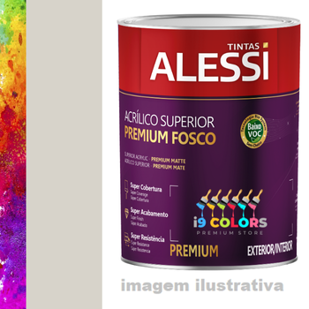 Tinta Acrílica Alessi Acrílico Superior Premium  0.8 litro - Papel Picado Suvinil SC