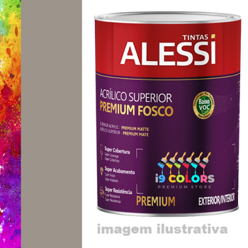 Tinta Acrílica Alessi Acrílico Superior Premium  0.8 litro - Promessa Secreta Coral SC