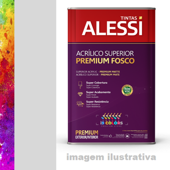 Tinta Acrílica Alessi Acrílico Superior Premium 16 litros - Campo Nevado Coral SC