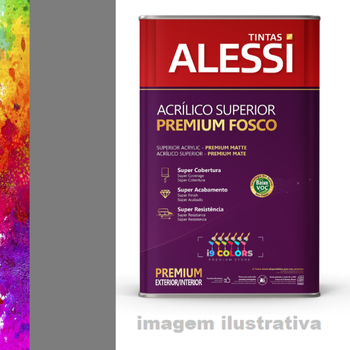 Tinta Acrílica Alessi Acrílico Superior Premium 16 litros - Golfinho de Noronha Coral SC