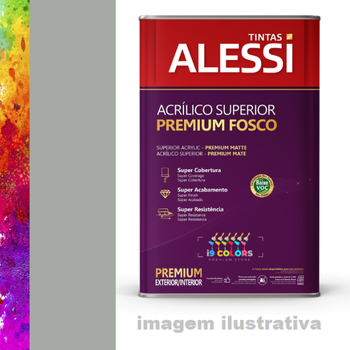 Tinta Acrílica Alessi Acrílico Superior Premium 16 litros - Inox Suvinil Self Color