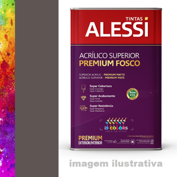Tinta Acrílica Alessi Acrílico Superior Premium 16 litros - Momento Chique Coral SC