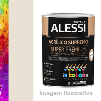 Tinta Acrílica Alessi Supremo  0,8 litros - Algodão Egípcio Alessi RM