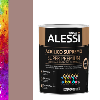 Tinta Acrílica Alessi Supremo  0,8 litros - AP 43-3 Purple Beach Alessi Self Color