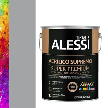 Tinta Acrílica Alessi Supremo  3,2 litros - Dia de Chuva Coral SC