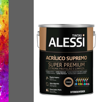 Tinta Acrílica Alessi Supremo  3,2 litros - Minério Bruto Coral SC