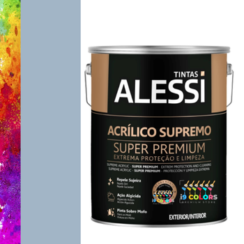 Tinta Acrílica Alessi Supremo  3,2 litros - Pico da Neblina Coral SC