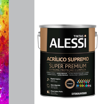 Tinta Acrílica Alessi Supremo  3,2 litros - Troféu de Prata Coral SC