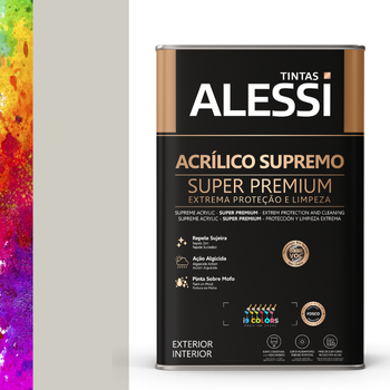 Tinta Acrílica Alessi Supremo 16 litros - Crômio Suvinil SC
