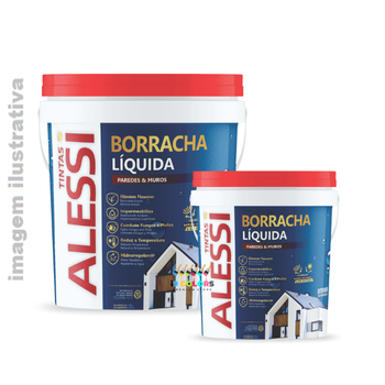 Alessi Borracha Líquida 18 litros - Gelo Fosco