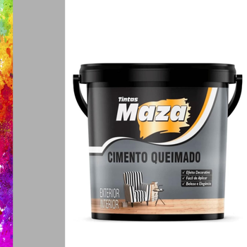 Maza Cimento Queimado 23 quilos - Tubarao Branco Fosco (Coral Self-Color)
