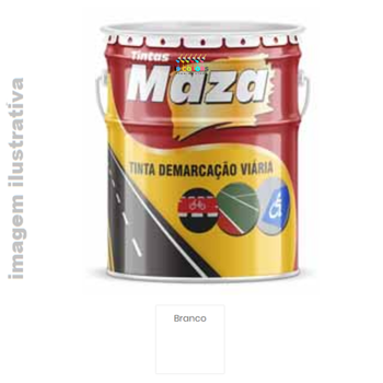 Tinta para Demarcação Viária 3,6 litros Maza - Branco