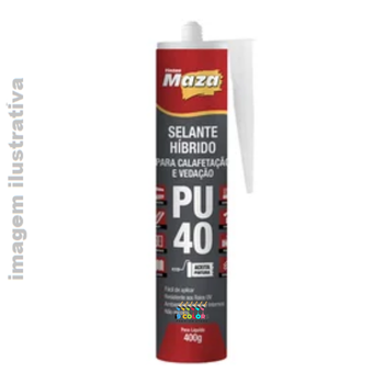 Tubo PU 400 gramas Maza - Branco