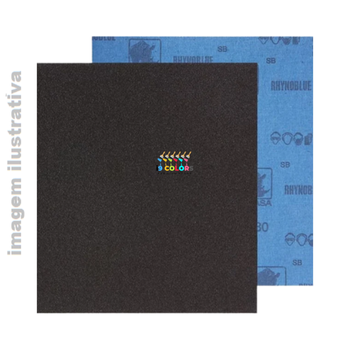 FOLHA LIXA FERRO RHYNOBLUE GRAO 100 - Preto