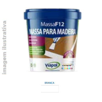 Massa para Madeira MF-12 1,65 quilos - Branco