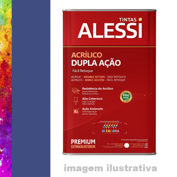 Alessi Dupla Ação Fosco 16 litros - Azul Cobalto Suvinil Self Color