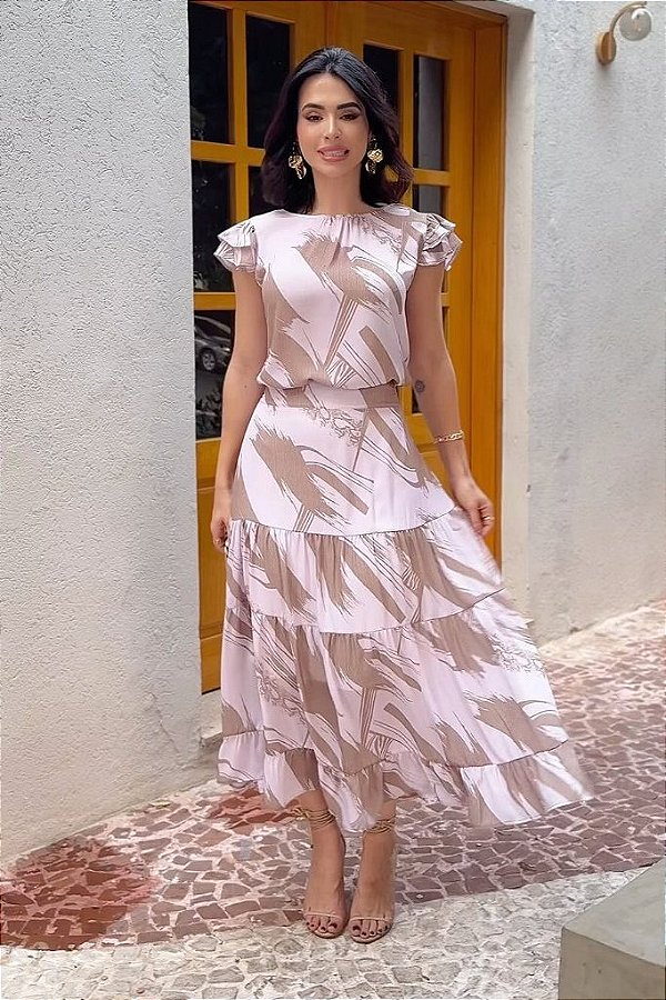 Conjunto Veneza de Saia e Blusa