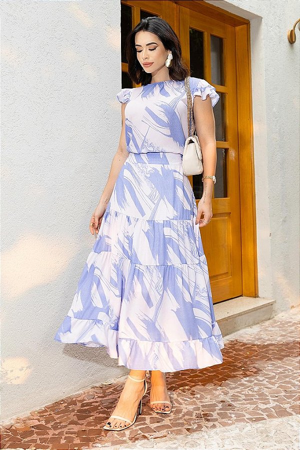 Conjunto Safira de Saia e Blusa