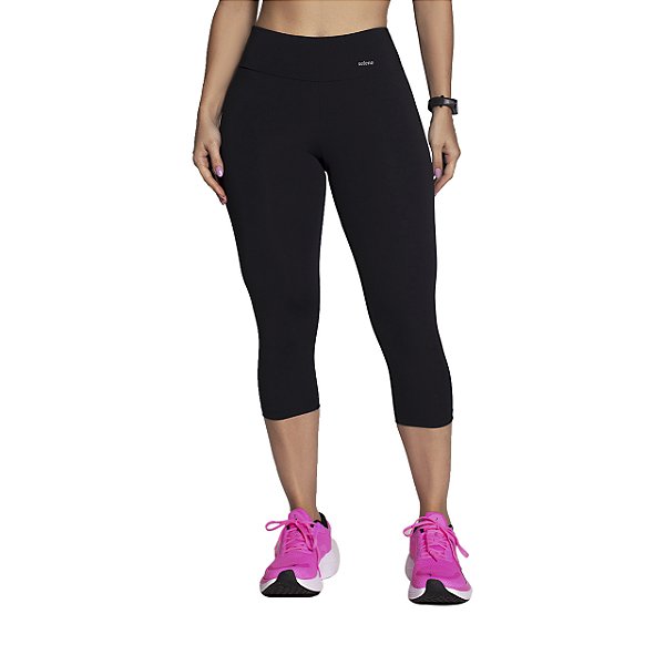 Calça Corsário Básica Poliamida Fitness