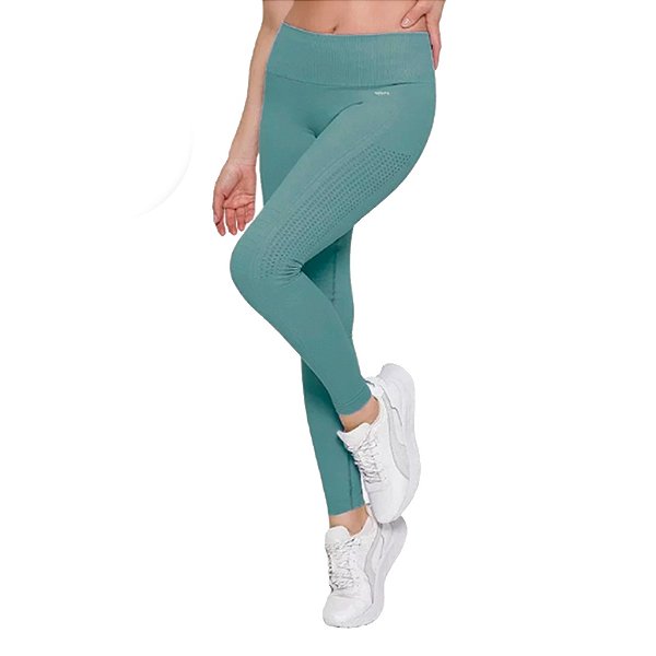 Calça Legging Sem Costura Detalhe Lateral Resistente Grossa