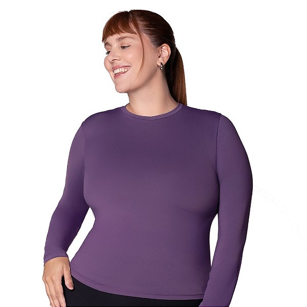 Blusa Manga Longa Proteção Solar UV 50+ Plus em Poliamida