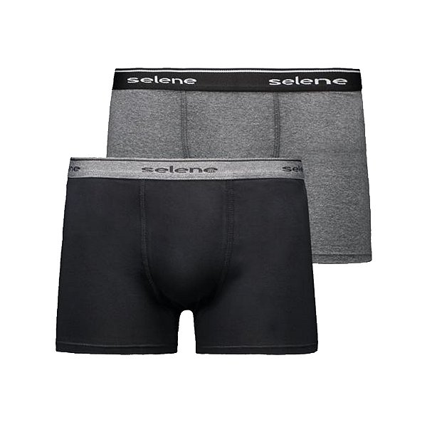 Kit 2 Cuecas Boxer Algodão com Elástico no Cós