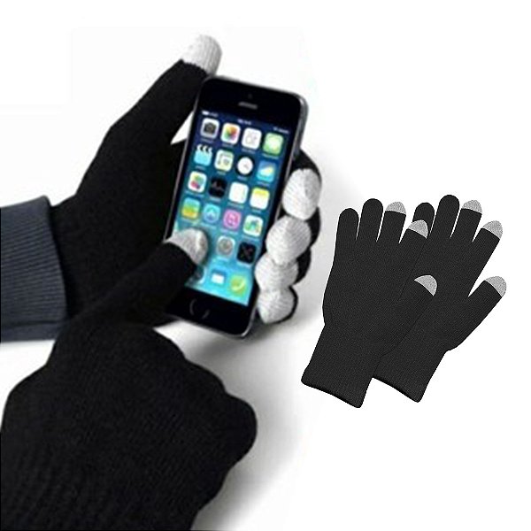 Luva de Lã TOUCH para Uso de Celular Tablet Inverno Adulto Térmica Screen  Samsung iPhone Xiaomi Frio Inverno Trabalho