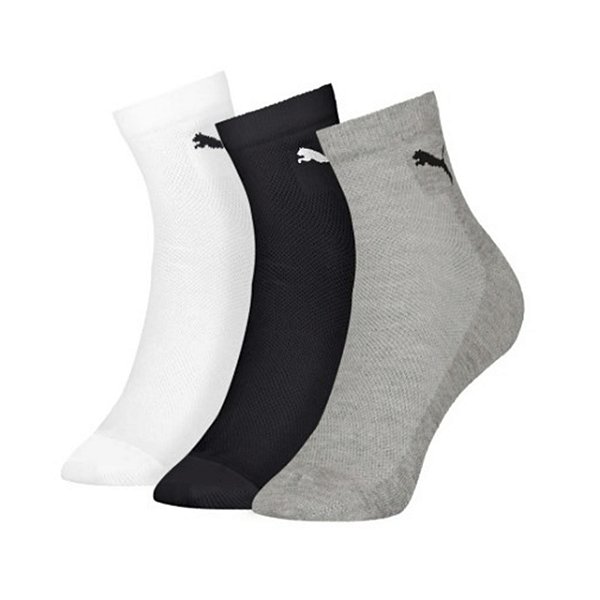 Kit 3 Meias Feminina Cano Médio Puma Algodão Respirável
