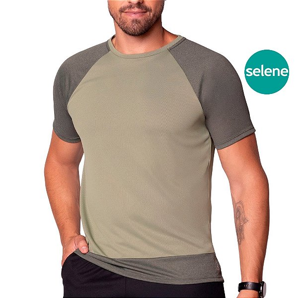 Camiseta Masculina Esportiva Academia DryFit Treino Corrida Selene