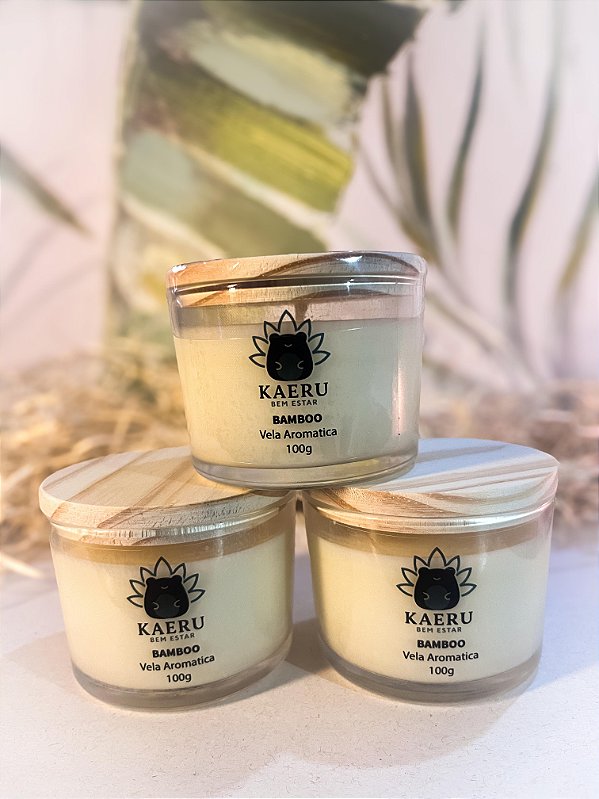 Vela Aromática Bamboo - 100g