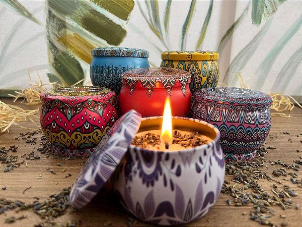 Vela Aromática Lavanda - 120g