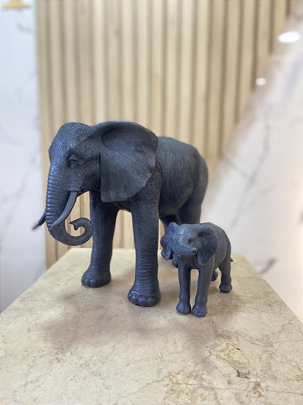 Elefante mãe e filho